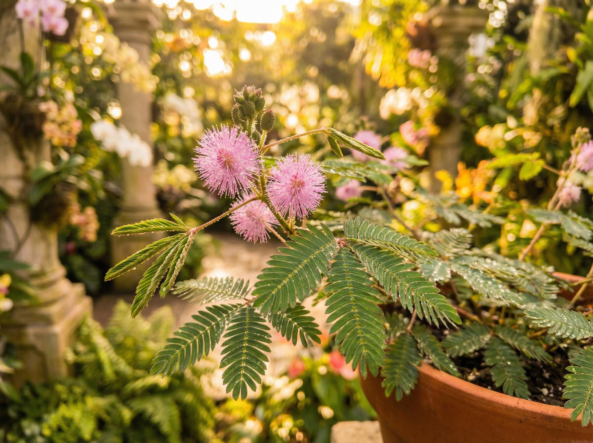 黑丝植物视频 - 含羞草趣味短视频